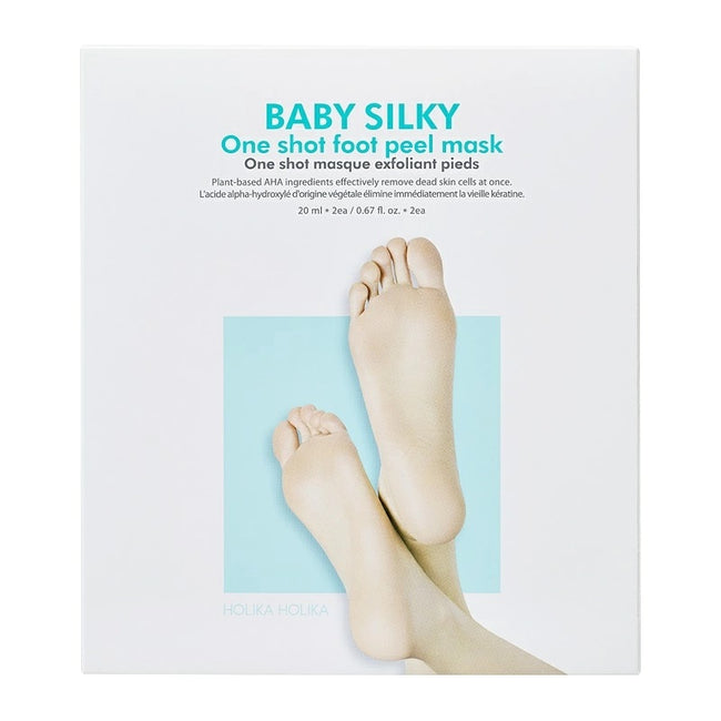 HOLIKA HOLIKA Baby Silky One Shot Foot Peel Mask peelingująca maska do stóp w formie skarpet 2x20ml