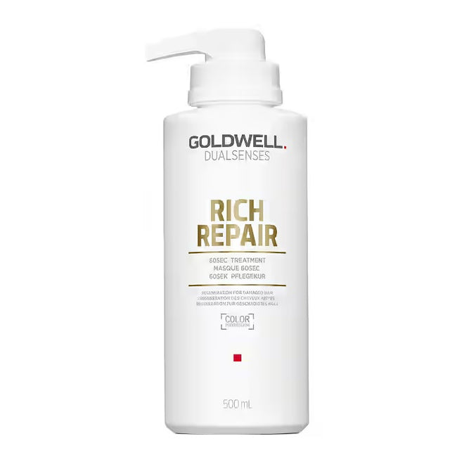 Goldwell Dualsenses Rich Repair 60sec Treatment kuracja do włosów zniszczonych 500ml