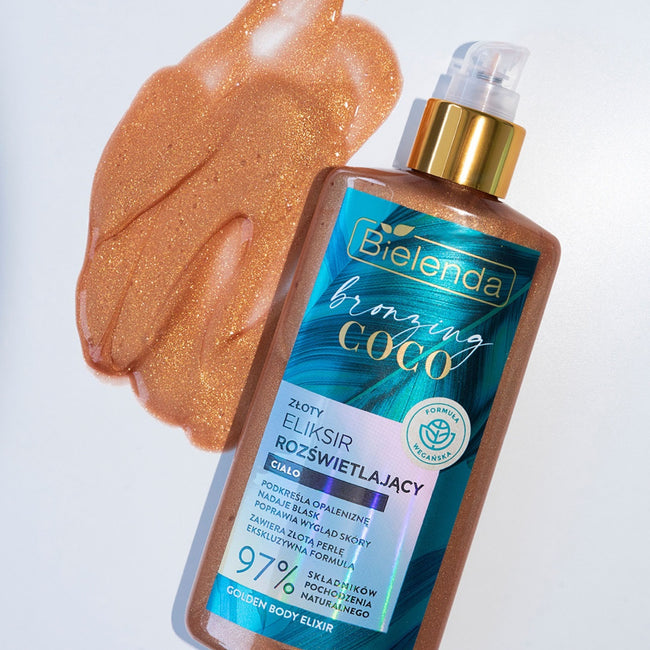 Bielenda Bronzing Coco rozświetlający złoty eliksir do ciała 150ml