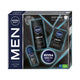 Nivea Men Deep Care zestaw antyperspirant roll-on 50ml + krem uniwersalny 75ml + żel pod prysznic 250ml + antybakteryjna woda po goleniu 100ml