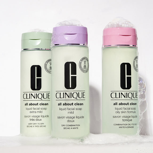 Clinique All About Clean™ Liquid Facial Soap Mild mydło w płynie do twarzy dla skóry mieszanej 200ml