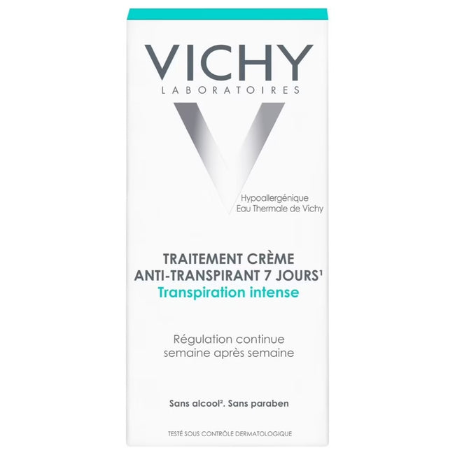 Vichy 7 Days Anti-Perspirant Cream Treatment antyperspirant w kremie przeciw nadmiernej potliwości 30ml
