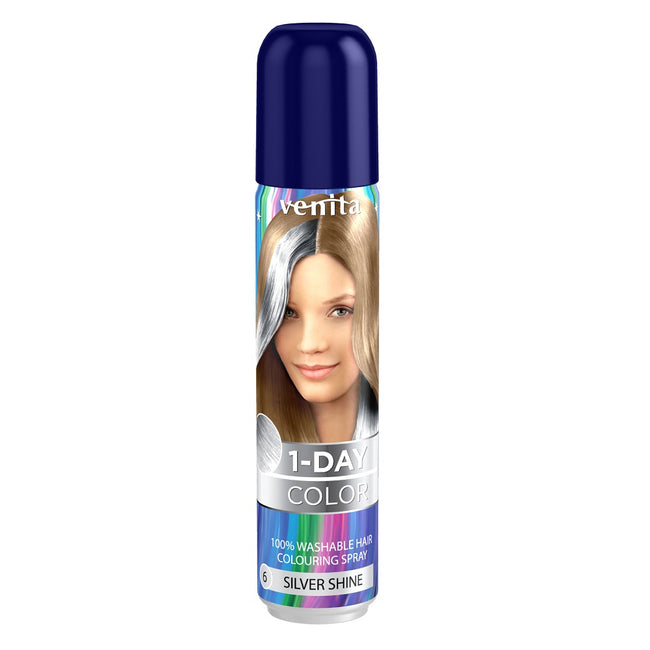 Venita 1-Day Color koloryzujący spray do włosów Srebrny Pył 50ml
