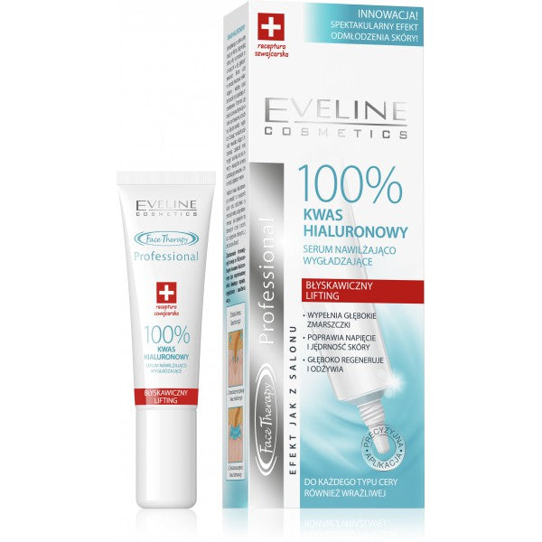 Eveline Cosmetics Face Therapy Professional serum nawilżająco-wygładzające dla każdego typu cery 15ml