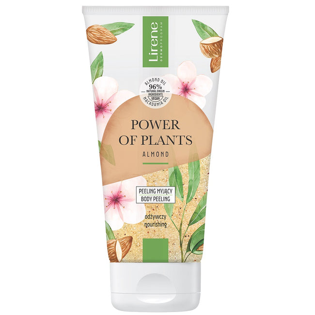 Lirene Power of Plants odżywczy peeling myjący Migdał 175ml