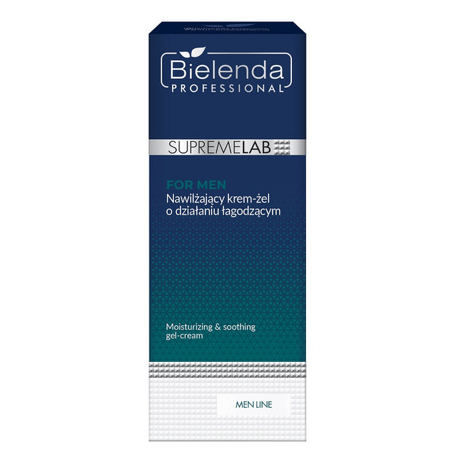 Bielenda Professional SupremeLab For Men nawilżający krem-żel o działaniu łagodzącym 50ml