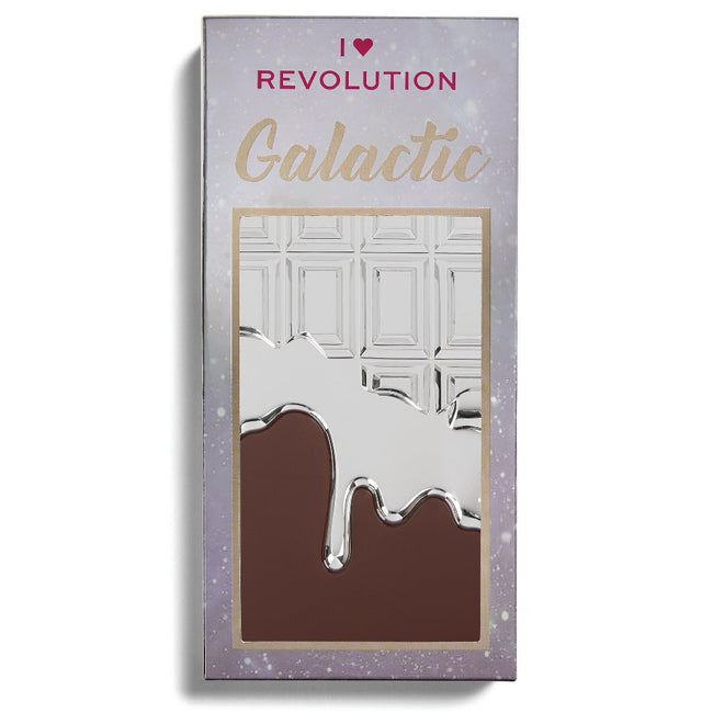 Makeup Revolution I Heart Revolution Chocolate Eyeshadow Palette paleta cieni do powiek Galactic 22g