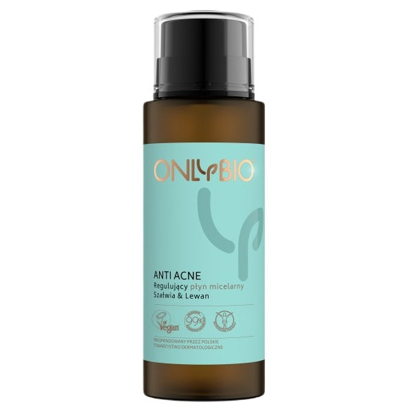 OnlyBio Anti-Acne regulujący płyn micelarny Szałwia & Lewan 300ml