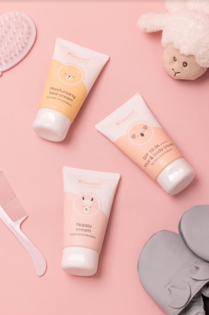 Nacomi Baby Moisturizng Face Cream nawilżający krem do twarzy dla dzieci i niemowląt 50ml