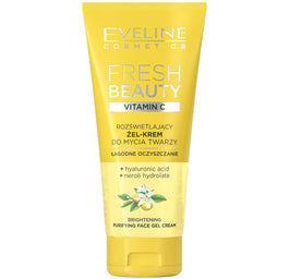 Eveline Cosmetics Fresh Beauty rozświetlający żel-krem do mycia twarzy z witaminą C 150ml