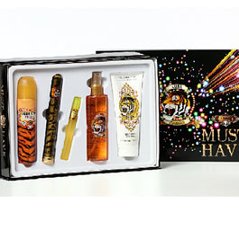 Cuba Original Cuba Tiger Must Have zestaw woda perfumowana spray 100ml + woda perfumowana spray 35ml + miniatura wody perfumowanej spray 15ml + mgiełka spray 200ml + balsam do ciała 200ml