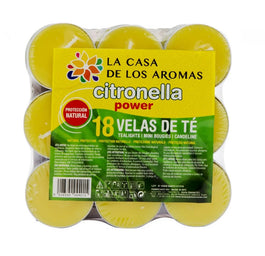 La Casa de los Aromas Citronella podgrzewacze o zapachu trawy cytrynowej 18szt,