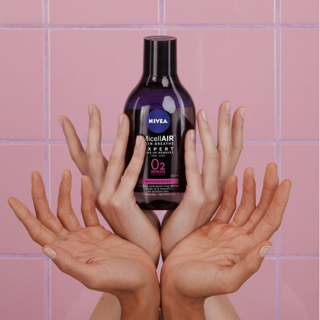Nivea MicellAir Skin Breathe profesjonalny płyn micelarny - makijaż wodoodporny 400ml