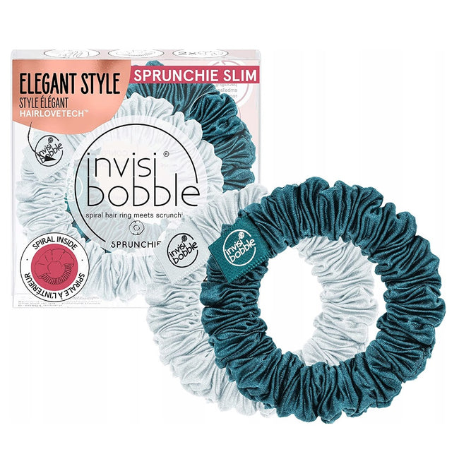 Invisibobble Sprunchie Slim gumki do włosów Cool As Ice 2szt.