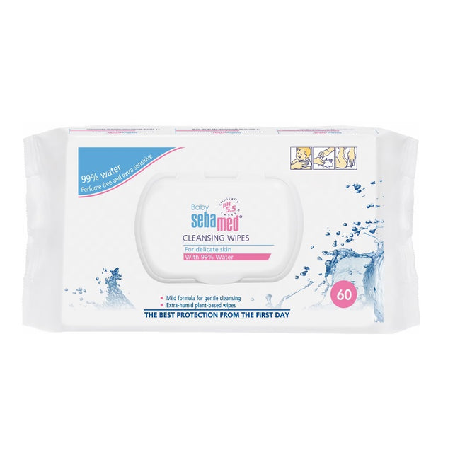 Sebamed Baby Cleansing Wipes chusteczki oczyszczające dla dzieci 60szt
