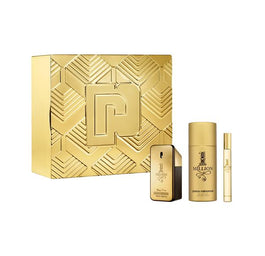 Paco Rabanne 1 Million Men zestaw woda toaletowa spray 50ml + dezodorant spray 150ml + woda toaletowa 10ml