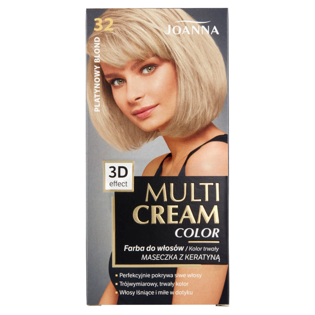 Joanna Multi Cream Color farba do włosów 32 Platynowy Blond