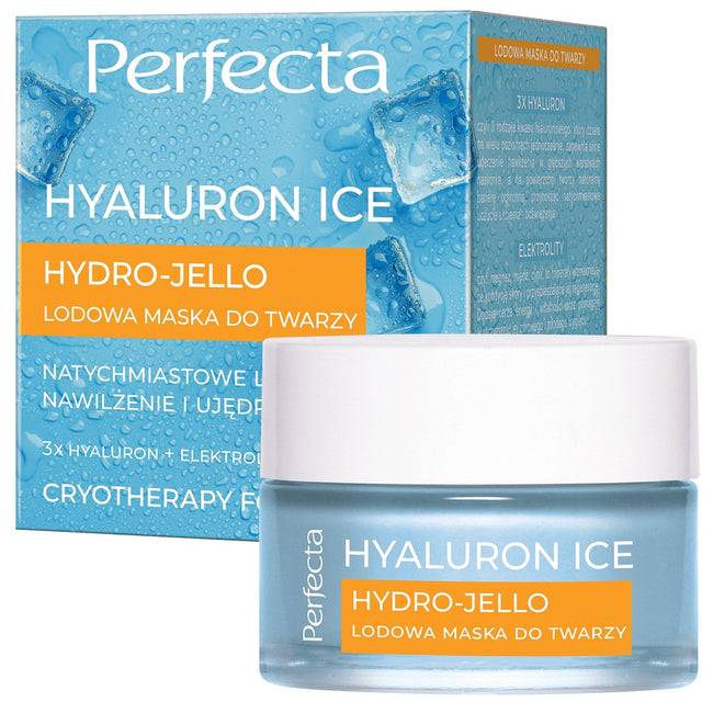 Perfecta Hyaluron Ice Hydro-Jello lodowa maska do twarzy 50ml
