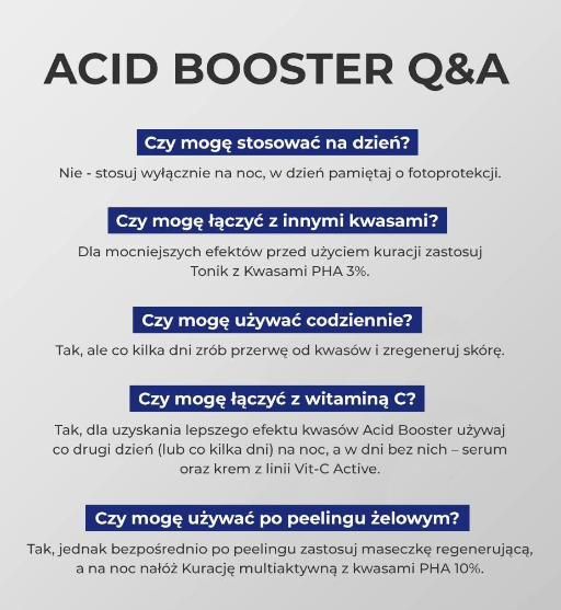 Bielenda Professional Acid Booster kuracja multiaktywna z kwasami PHA 10% 30ml