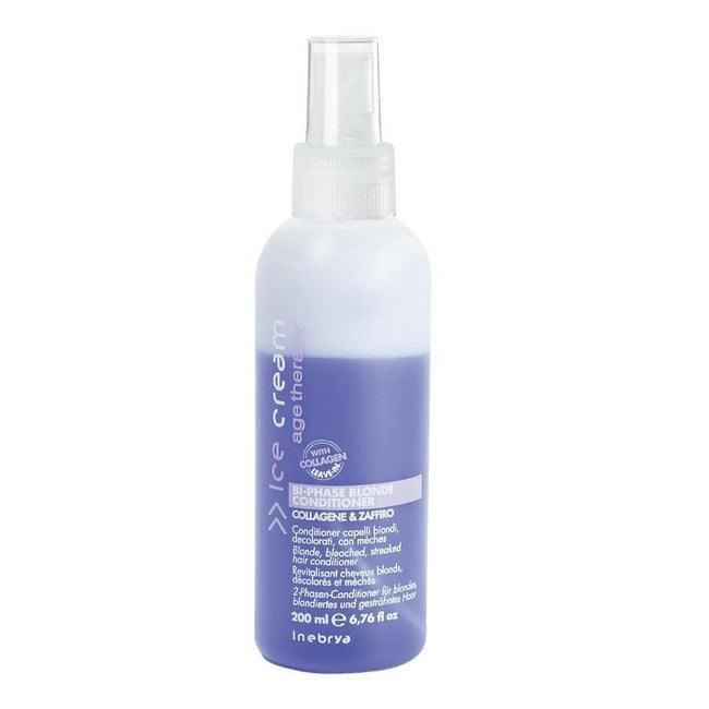 Inebrya Ice Cream Age Therapy Bi-Phase Blonde Conditioner dwufazowa odżywka do włosów blond 200ml