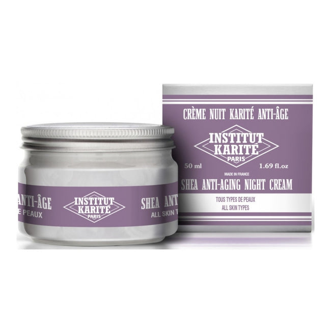 Institut Karite Shea Anti-Aging Night Cream przeciwstarzeniowy krem na noc z masłem Shea wszystkie typy skóry 50ml