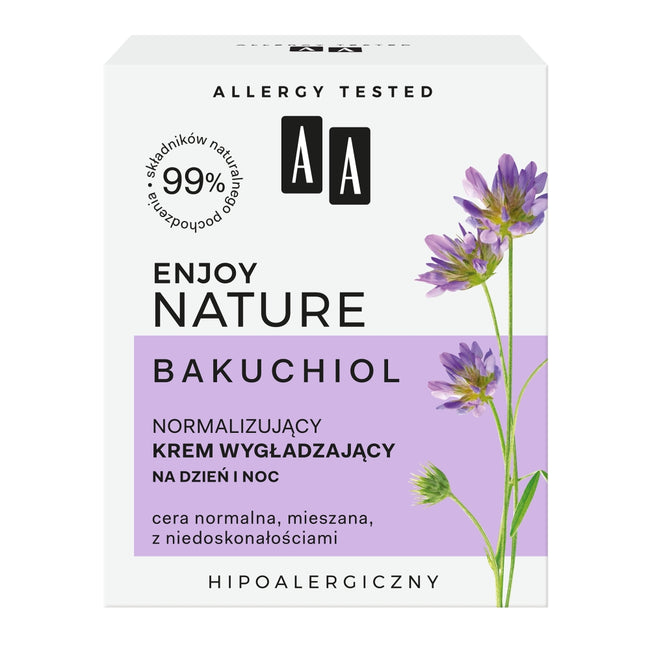 AA Enjoy Nature normalizujący krem wygładzający na dzień/noc 50ml