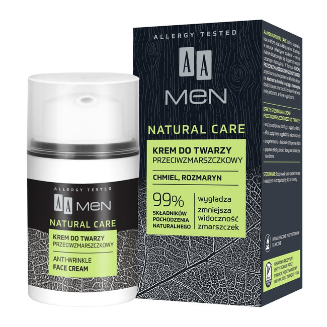 AA Men Natural Care krem przeciwzmarszczkowy 50ml