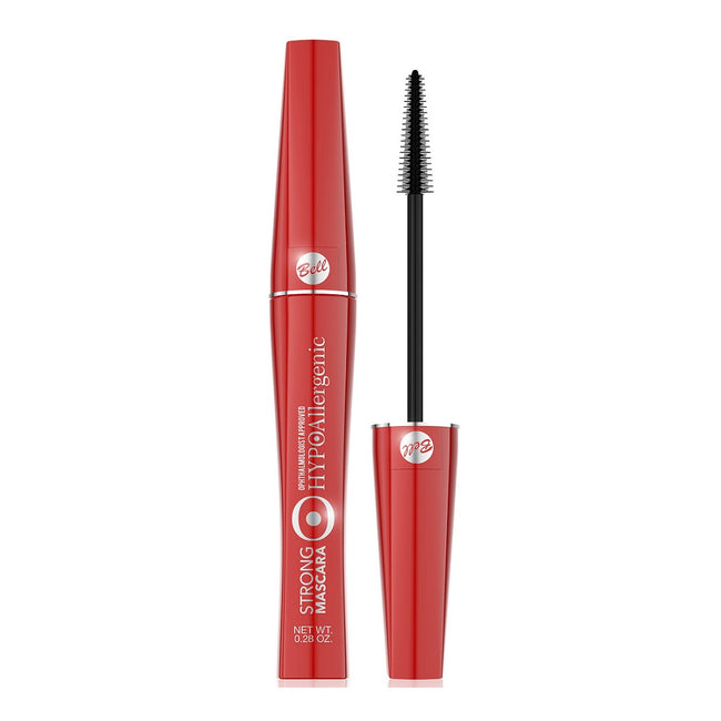 Bell HypoAllergenic Strong Mascara hypoalergiczny tusz intensywnie podkreślający rzęsy 01 Black 9g