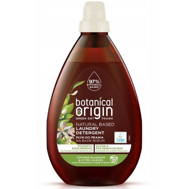 Botanical Origin Płyn do prania na bazie roślin Kwiat Pomarańczy i Liście Cytrusa 900ml