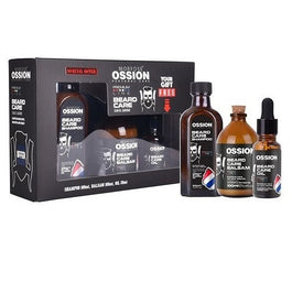 Morfose Ossion Premium Barber Beard zestaw szampon do brody 100ml + balsam do brody 100ml + olejek do brody 20ml