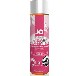 System JO Organic NaturaLove Lubricant organiczny lubrykant na bazie wody Truskawkowy 120ml