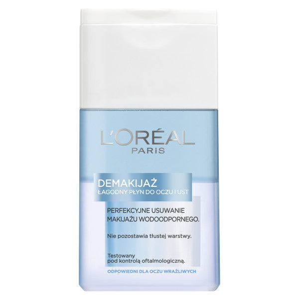 L'Oreal Paris Demakijaż łagodny płyn do oczu i ust 125ml