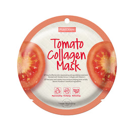 Purederm Tomato Collagen Mask maseczka kolagenowa w płacie Pomidor 18g