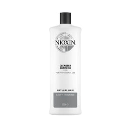 NIOXIN System 1 Cleanser Shampoo oczyszczający szampon do włosów normalnych lekko przerzedzonych 1000ml