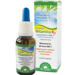 Dr Jacobs Witamina K2 suplement diety w kroplach 20ml