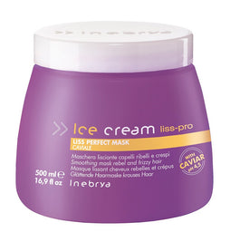 Inebrya Ice Cream Liss Perfect Mask maska wygładzająca włosy 500ml
