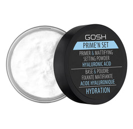 Gosh Prime'n Set Powder utrwalająco-matujący puder/baza 3w1 z kwasem hialuronowym 003 Hydration 7g