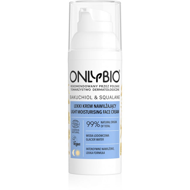 OnlyBio Bakuchiol & Squalane lekki krem nawilżający do twarzy 50ml