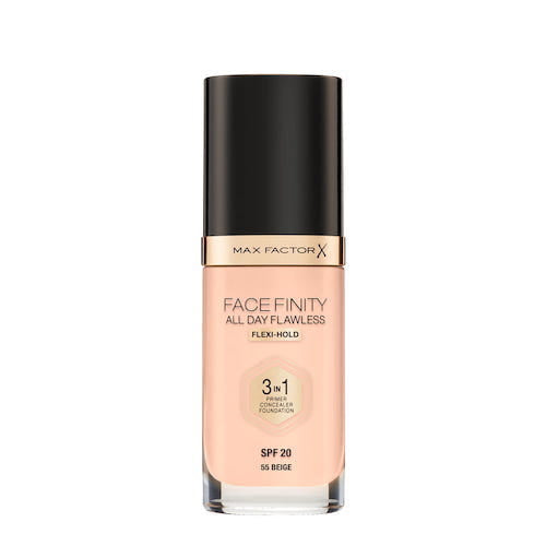 Max Factor Facefinity All Day Flawless 3 w 1 kryjący podkład w płynie 55 Beige 30ml