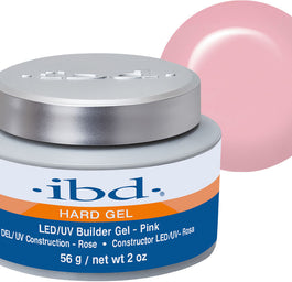 IBD Hard Builder Gel LED/UV żel budujący Pink 56g