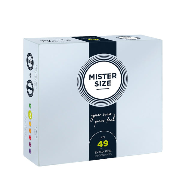 Mister Size Condoms prezerwatywy dopasowane do rozmiaru 49mm 36szt.