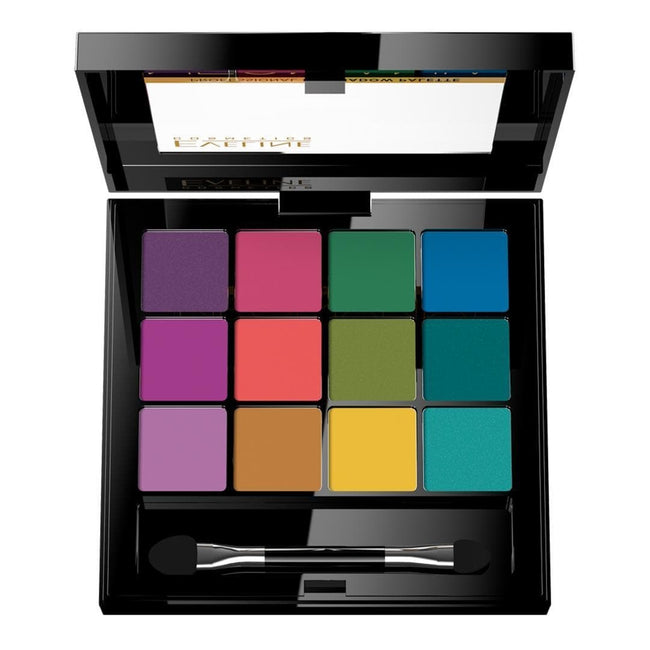 Eveline Cosmetics Neomania Professional Eyeshadow Palette paleta 12 cieni do powiek 9.6g