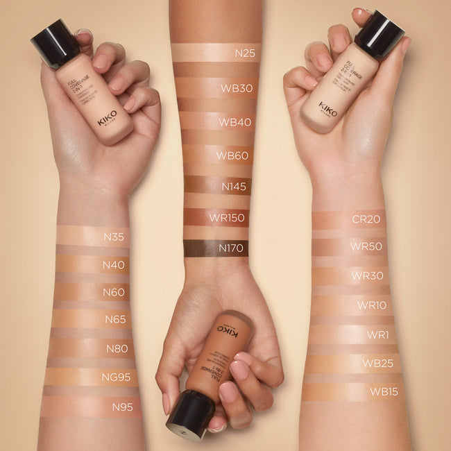 KIKO Milano Full Coverage 2-In-1 Foundation & Concealer mocno kryjący podkład i korektor 2 w 1 Warm Rose 30 25ml