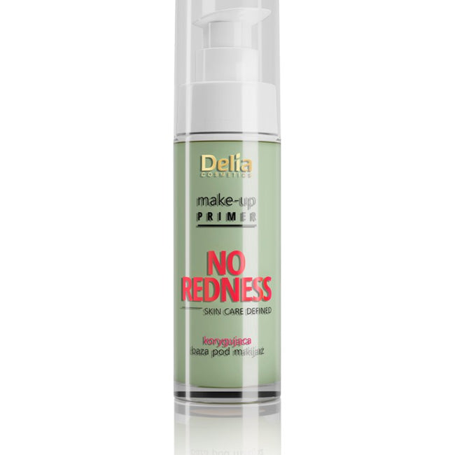 Delia Make-Up Primer No Redness Skin Care Defined korygująca baza pod makijaż 30ml