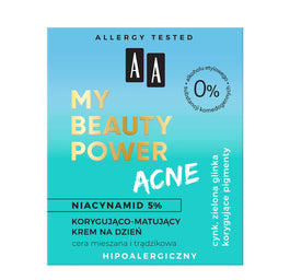 AA My Beauty Power Acne korygująco-matujący krem na dzień 50ml