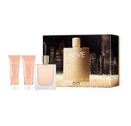 Hugo Boss Alive zestaw woda perfumowana spray 80ml + balsam do ciała 75ml + żel pod prysznic 50ml