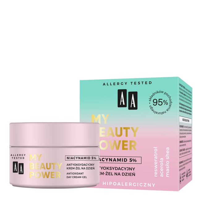 AA My Beauty Power Niacynamid 5% antyoksydacyjny krem-żel na dzień 50ml