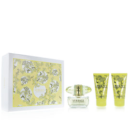 Versace Yellow Diamond zestaw woda toaletowa spray 50ml + balsam do ciała 50ml + żel pod prysznic 50ml