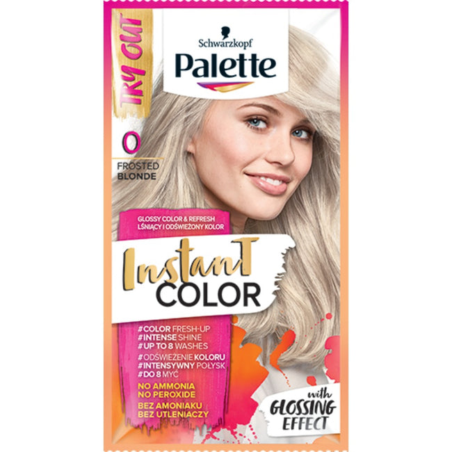 Palette Instant Color szampon koloryzujący do 8 myć 0 Mroźny Blond 25ml
