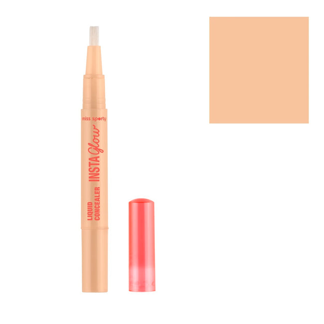 Miss Sporty Insta Glow Liquid Concealer korektor rozświetlający do twarzy 002 Radiant Medium 1.36ml